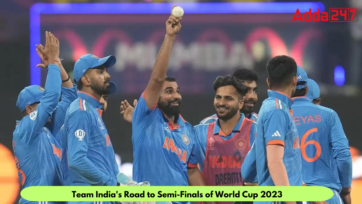 India’s Journey in the 2023 Cricket World Cup